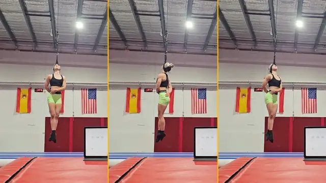 Video thumbnail for Longest duration performing aerial neck spins - 3 minutes and 1.18 seconds by Tiffany Field