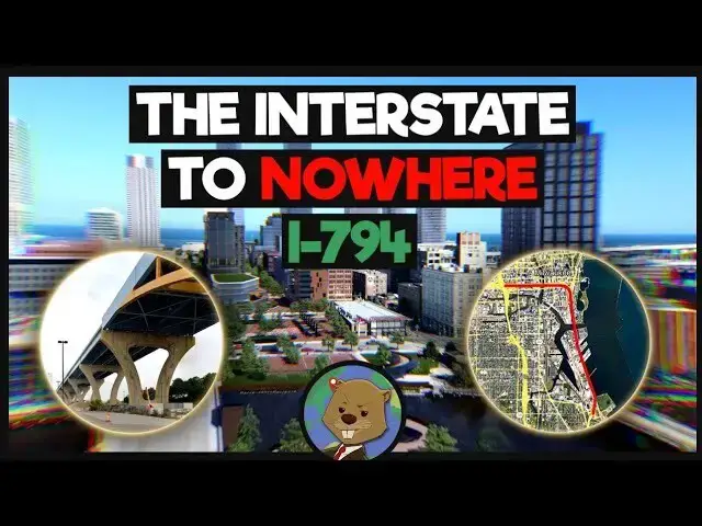 'Video thumbnail for Why Milwaukee Is Tearing Down Its Freeway To Nowhere (I-794)'