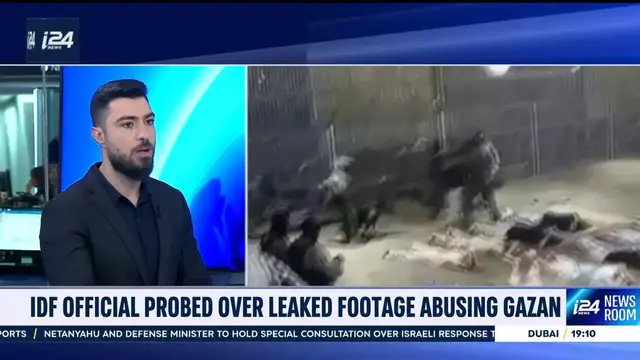 'Video thumbnail for IDF official probed over leaked footage abusing Gazan'