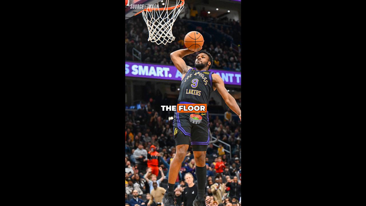 Video thumbnail for Bronny James Throws Down Thunderous Dunk and Lights Up the Arena