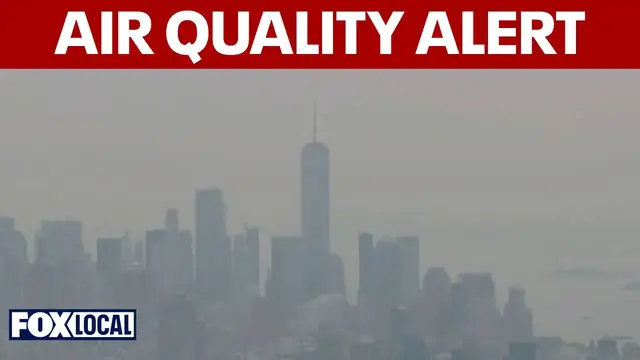 Video thumbnail for Canadian wildfire smoke forces air quality alert across tri-state area