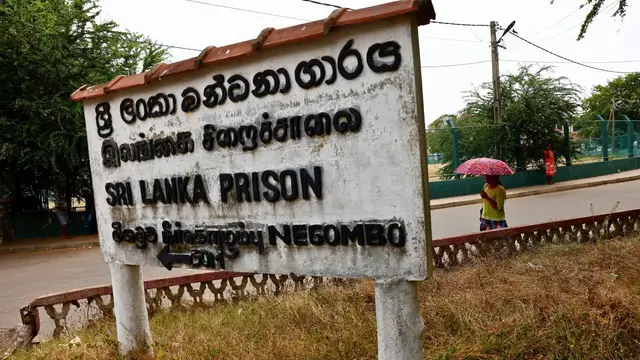 Video thumbnail for At least 16 inmates and four guards killed in Sri Lanka prison riots
