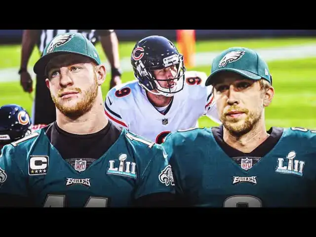 'Video thumbnail for Lord Brunson: eagles trash? analyzing the bears' carson wentz trade package, jalen hurts, and howie roseman'