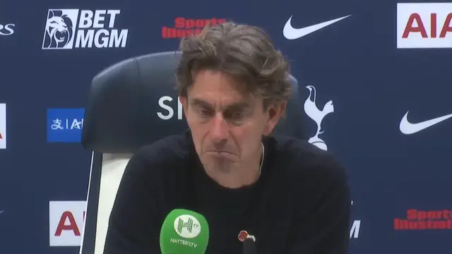 'Video thumbnail for ‘Extremely painful’ – Frank on ‘second best’ Tottenham being booed off after 1-0 home defeat to Chelsea'