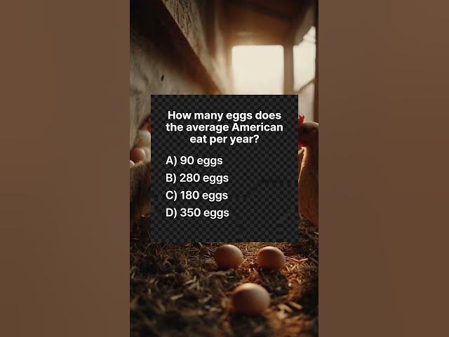 Video thumbnail for Can You Guess Annual Egg Intake?