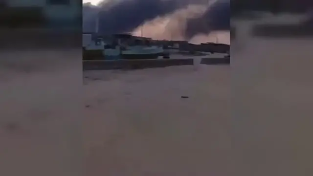 Video thumbnail for Iran: Missiles Rain On Key Iranian Gulf Targets.