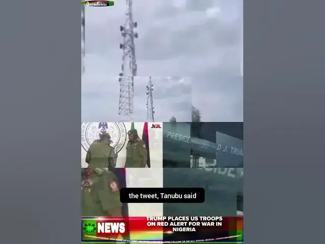 Video thumbnail for Trump Places US Troops On Red Alert For War In Nigeria