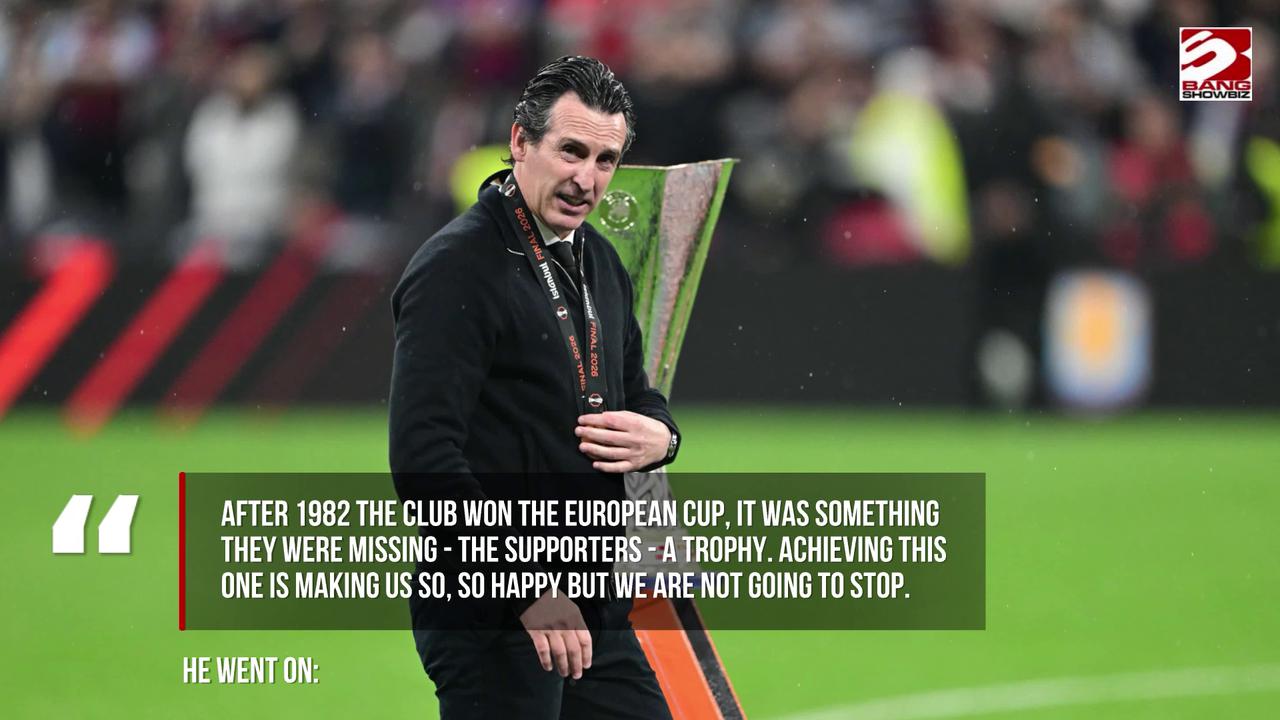 Video thumbnail for Unai Emery insists Aston Villa's Europa League triumph is only the beginning