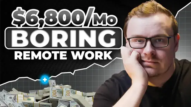 Video thumbnail for 12 Boring But High-Paying Remote Jobs Hiring Worldwide in 2025