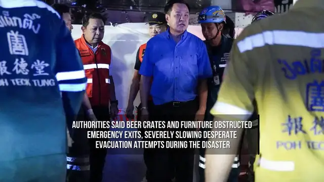 Video thumbnail for Bangkok Pub Fire Kills 27 After Blocked Emergency Exits Trap Patrons.
