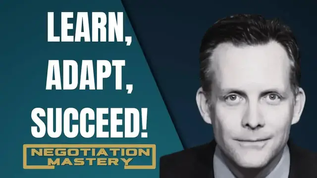 Video thumbnail for Negotiation Mastery: adapt your communication: mastering emotional intelligence, labeling, and tone