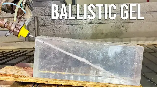 Video thumbnail for Ballistic Gel Impact Test: 6-Inch Block Water Jet Penetration