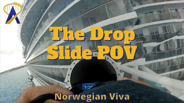 'Video thumbnail for POV: The Drop Slide on Norwegian Viva Cruise Ship'
