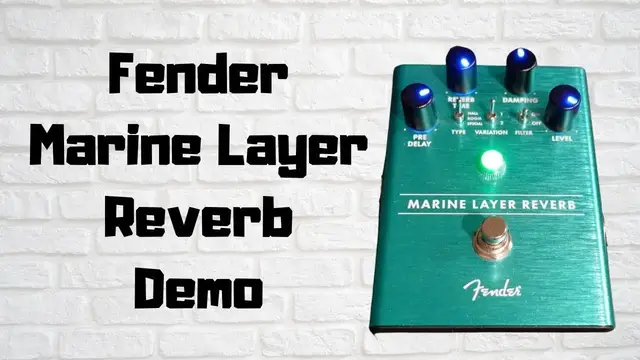Video thumbnail for Spacey Guitar Pedal & Stratocaster (Fender Marine Layer Reverb Demo)