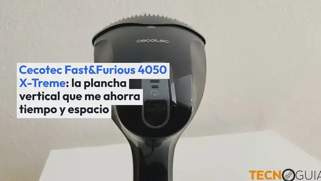 Video thumbnail for Cecotec Fast&Furious 4050 X-Treme: la plancha vertical que me ahorra tiempo y espacio
