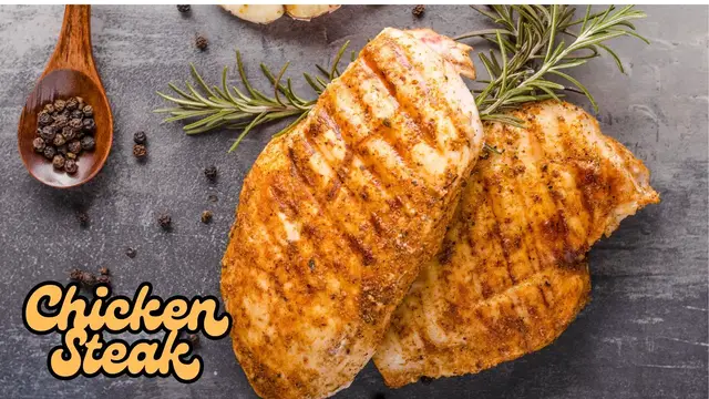 Video thumbnail for Chicken Steak with Veg Patty Recipe