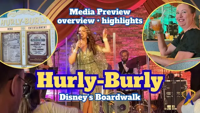 Video thumbnail for Inside Hurly-Burly Media Preview - Disney's BoardWalk's New Lounge Revealed