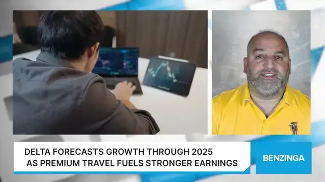 'Video thumbnail for Delta Forecasts Growth Through 2025 As Premium Travel Fuels Stronger Earnings'