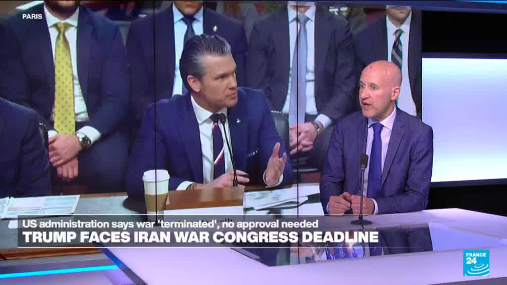 Video thumbnail for US administration says war "terminated", no approval needed