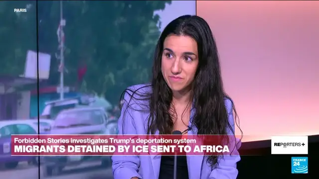 Video thumbnail for Forbidden Stories on Trump deportation system: France24's 'Ice, Trump and Africa'