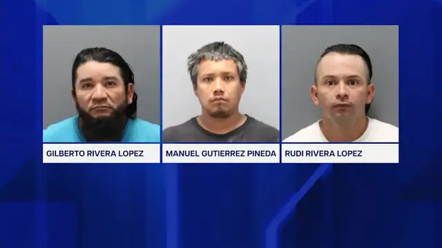 Video thumbnail for Two men turned over to ICE after police seize rifles, machetes and ammunition in Jericho Home Depot parking lot