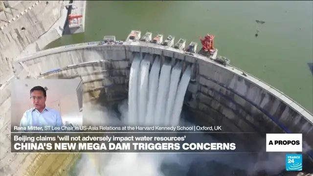 'Video thumbnail for China's push for mega-dams driven by energy-hungry tech, AI, researcher says'