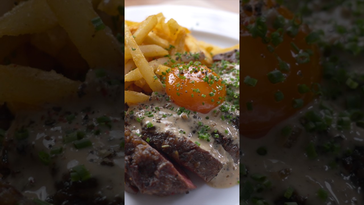 Video thumbnail for Egg Confit & Steak Frites