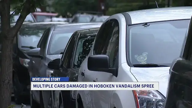Video thumbnail for Car vandalism in Hoboken sparks concern among residents