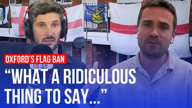 Video thumbnail for Local council goes to court to try and ban England flags | LBC debate
