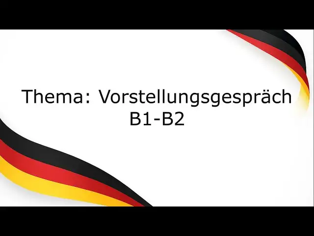 'Video thumbnail for Deutsches Simuliertes Vorstellungsgespräch B1-B2 (German Mock Job Interview B1-B2)'