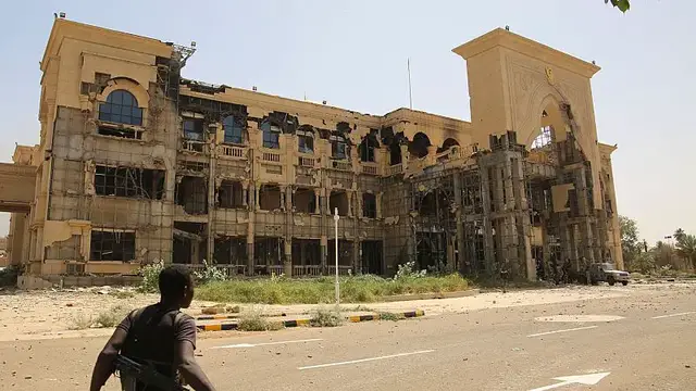 'Video thumbnail for Displaced residents return to war-shattered Khartoum'