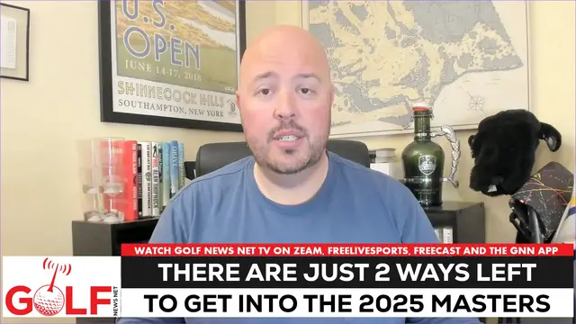 'Video thumbnail for There are just two ways left to get into the 2025 Masters'
