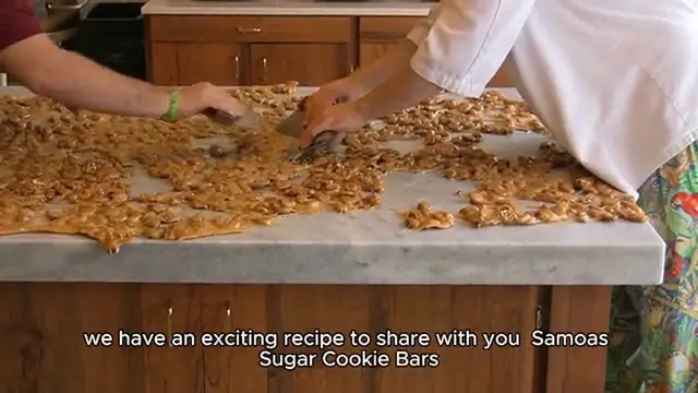 Video thumbnail for Samoas Sugar Cookie Bars Recipe