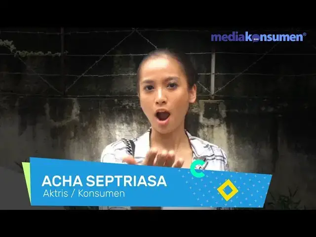'Video thumbnail for Acha Septriasa seorang aktris dan konsumen tentang MediaKonsumen:'
