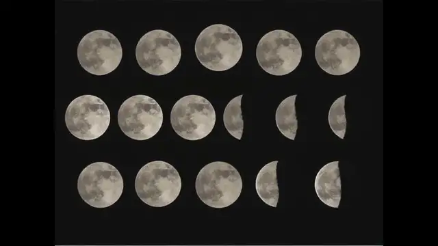 Video thumbnail for How do you explain the moon phases What are the 12 phases of the moon in order