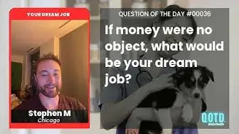 Video thumbnail for For Stephen, mowing lawns Forrest Gump-style is the dream. Hey, life is like a box of chocolates!