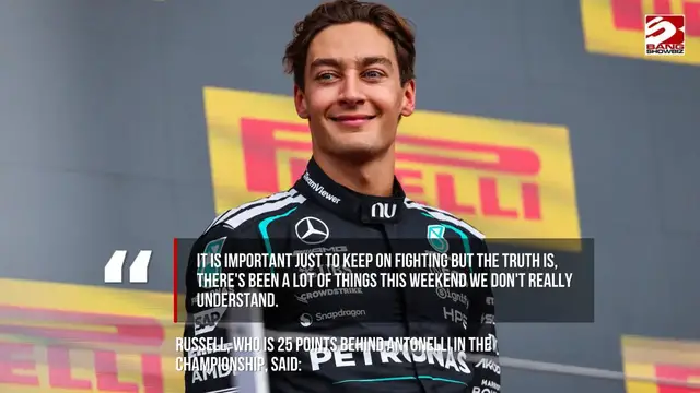 Video thumbnail for George Russell believes his performance needs some improvements