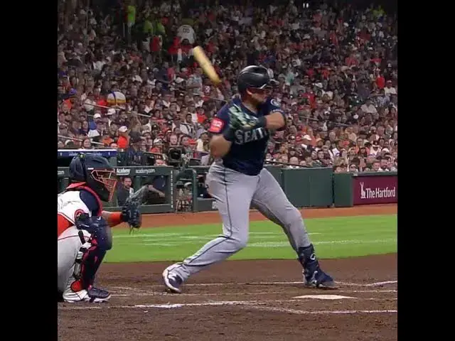 'Video thumbnail for Cal Raleigh DEMOLISHES 57th Home Run of Season, Passes Ken Griffey Jr.!'
