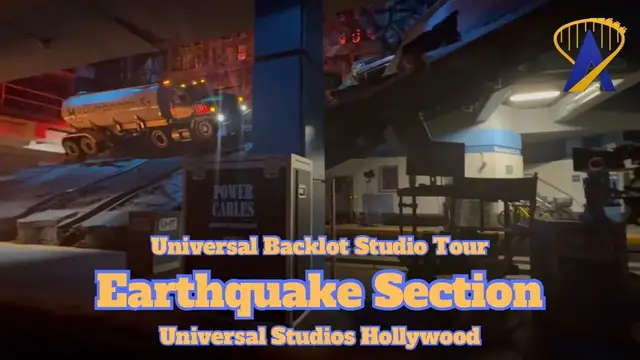 Video thumbnail for Refurbished Earthquake Attraction on the Universal Backlot Studio Tour