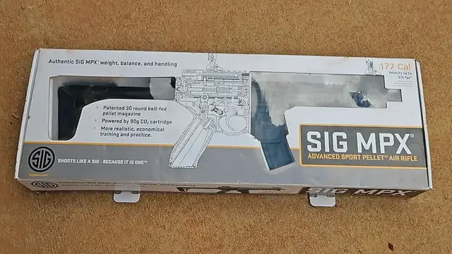 'Video thumbnail for Unboxing Sig Sauer MPX  177 cal Air-Rifle'
