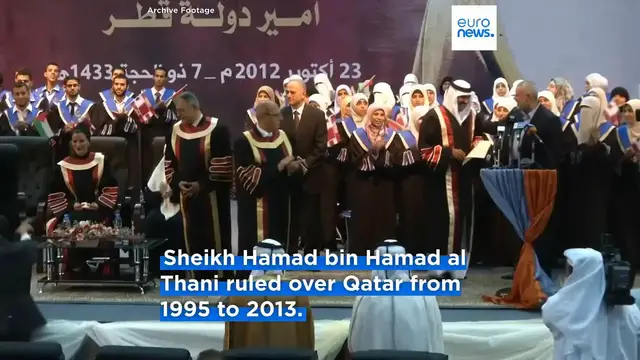 Video thumbnail for Former Qatar ruler Sheikh Hamad bin Khalifa Al Thani dies aged 74