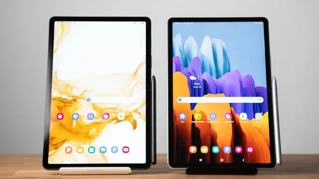 Video thumbnail for Samsung Galaxy Tab S8 vs. S7 Vergleich: Fast gleich?