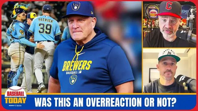 Video thumbnail for Brewers manager pulls player early for his bad baserunning | Baseball Today