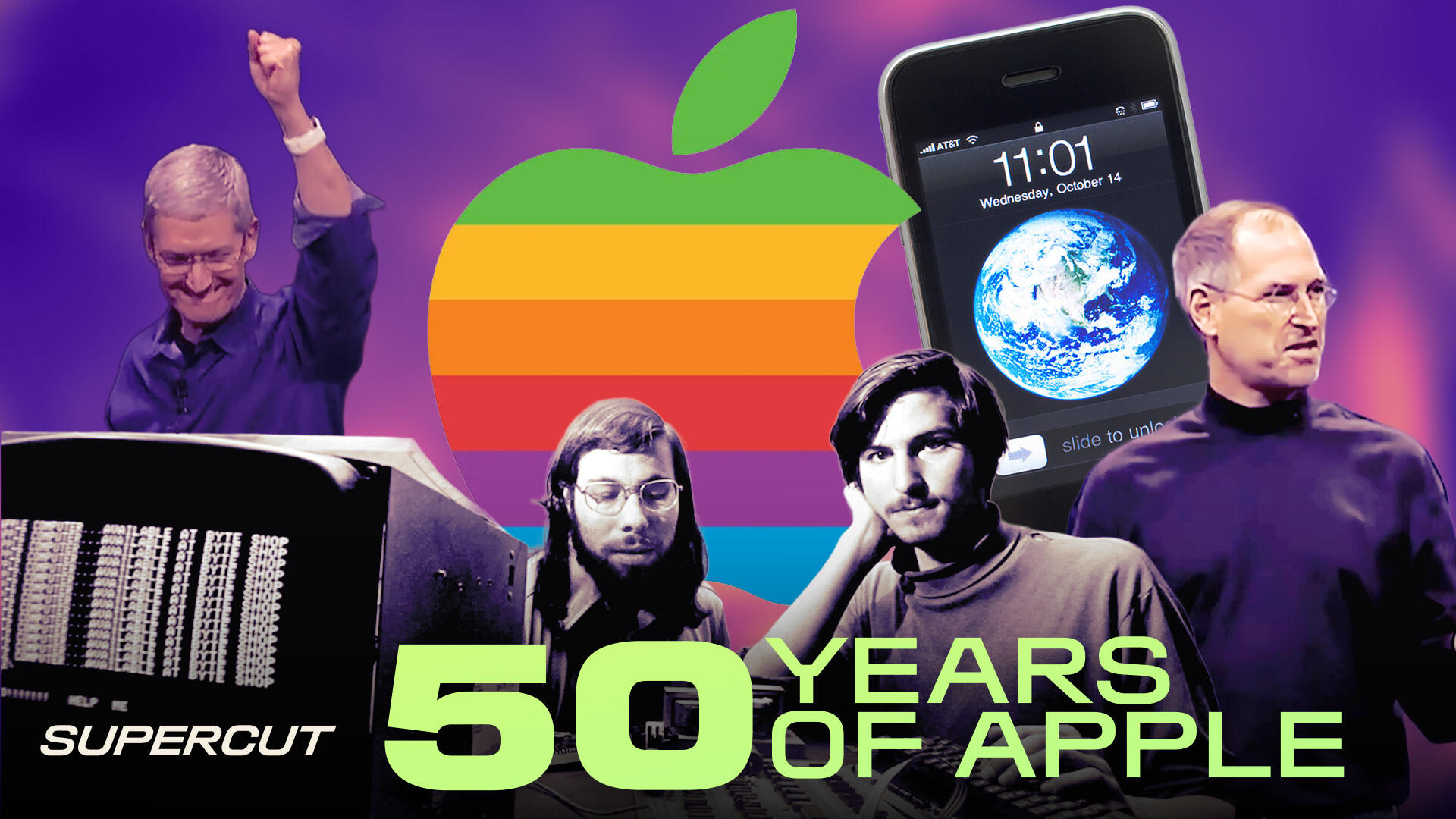 Video thumbnail for Celebrating Apple's 50th Anniversary With a Montage