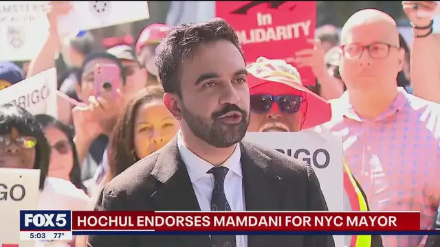 'Video thumbnail for Here's the latest on the NYC mayor's race following Hochul's endorsement of Mamdani'