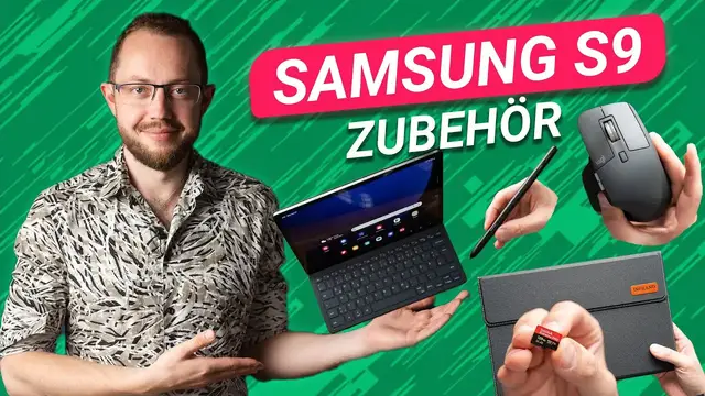 'Video thumbnail for Bestes Zubehör für Samsung Galaxy Tab S9 Serie: Tastaturen, Adapter und mehr'