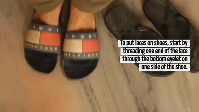 Video thumbnail for How To Put Laces On Shoes