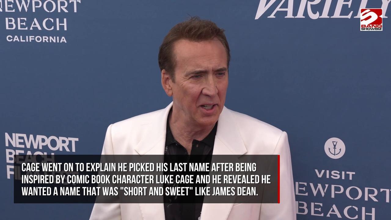 Video thumbnail for Nicolas Cage legally changed his name in 2025