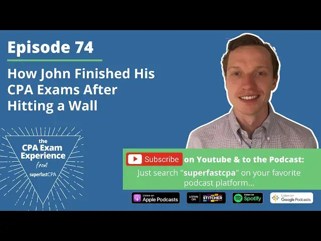 'Video thumbnail for SuperfastCPA Reviews: How John Passed His CPA Exams'