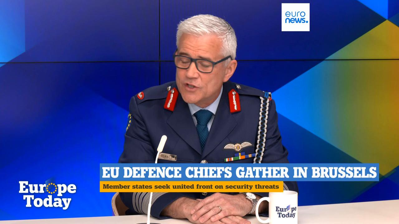 Video thumbnail for Ukraine is our 'number one priority' - top EU military chief tells Euronews